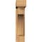 Ekena Millwork Westlake Block Smooth Bracket w/ Offset Brace, Western Red Cedar, 5 1/2"W x 20"D x 24"H BKT0604X20X24WTL05SWR - alternate 2